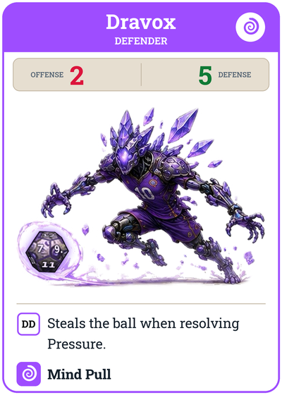 Dravox, Telekinetics defender